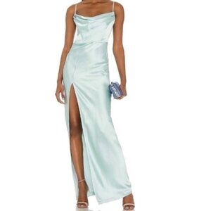 Nookie Dream Draped Gown - Mint